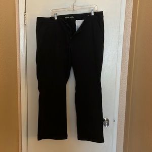 Black pants, Old Navy Boot Cut, fair condition (no rips, minimal fading)